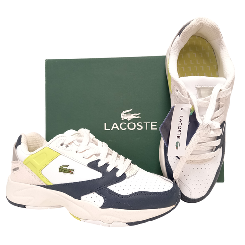 Baskets blanche/bleu - P40 - lacoste - Modalova