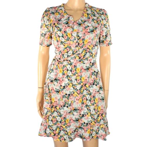 Robe Courte Fleurie Taille M - jcl - Modalova