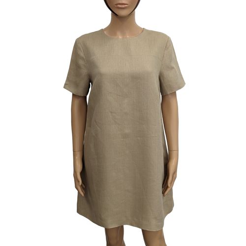 Neuf & tiquette Robe droite T 40 en laine vierge beige - jamgot & co - Modalova