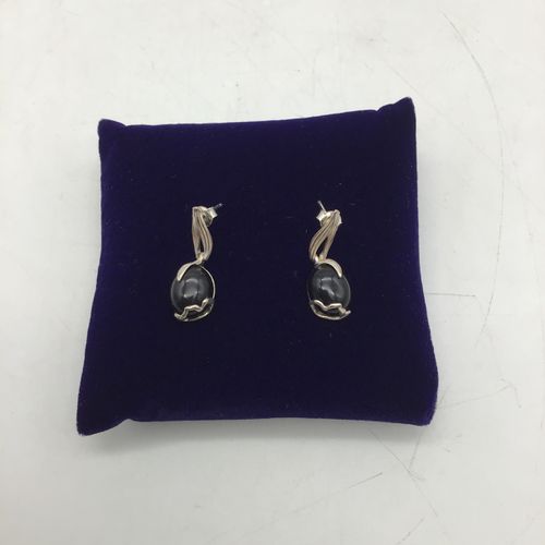 Boucles d'oreilles pendantes, en argent véritable - Label Emmaüs - Modalova