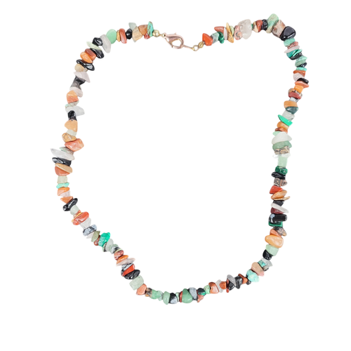 Collier en chips de pierres naturelles - Label Emmaus - Modalova