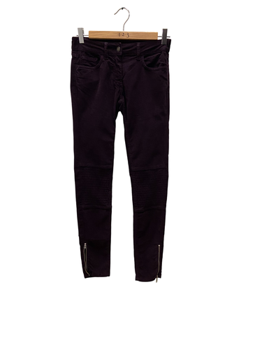 Pantalon pourpre en velour, , taille 34 - sandro - Modalova