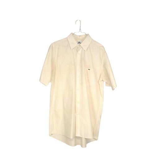 Chemise manches courtes  carreaux col tailleur - Taille 42/XL - lacoste - Modalova