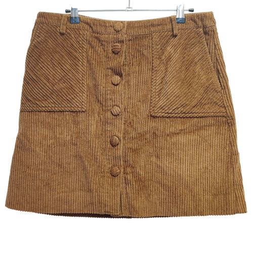 Jupe en velours camel - 42 - caroll - Modalova