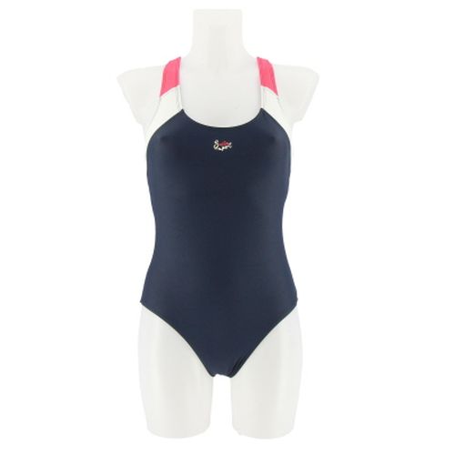 Maillot de bain bleu,blanc et rouge uni - taille 42 - Label Emmaus - Modalova