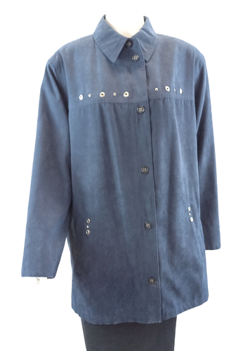 Veste Chemisier bleu marine - Label Emmaus - Modalova