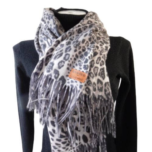 Echarpe A Franges Motif Lopard - rodier - Modalova