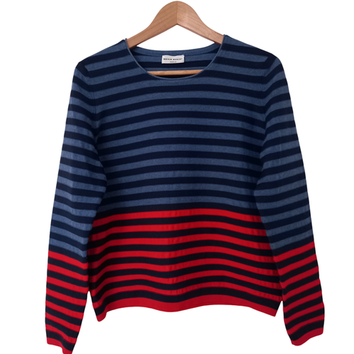 Pull ray rouge Sonia Rykiel T: XL - sonia rykiel paris - Modalova