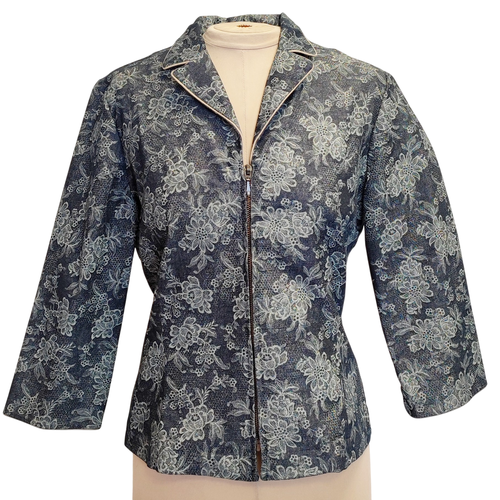 Veste en denim  motif - T3 - jacqueline riu - Modalova