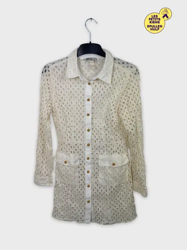 Robe Dentelle Blanc Zara M  - zara - Modalova