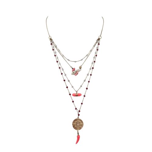 Collier en plaqu or - Hipanema - hipanema - Modalova