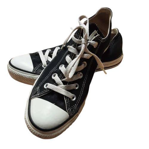 Converses noires T 40 - Label Emmaus - Modalova