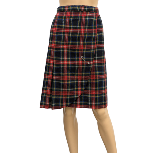 Kilt T L Jupe plisse vintage  carreaux cossais ralise par couturre - ralis par couturire - Modalova