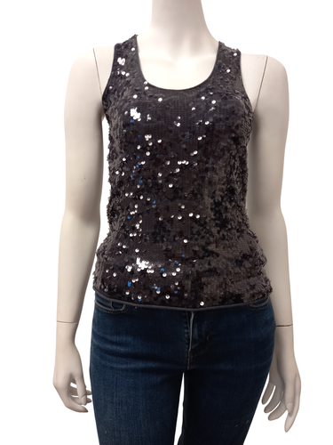 Dbardeur  sequins en laine mrinos - T: 36 - caroll - Modalova