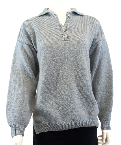 Pull bleu/gris - Label Emmaus - Modalova