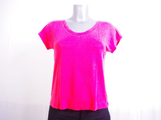 T-Shirt rose coral - S - non renseigne - Modalova