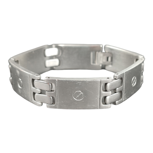 Bracelet en acier blanc pour Homme - Label Emmaus - Modalova