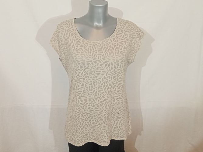 T-shirt beige transparent - T3 - camaeu - Modalova