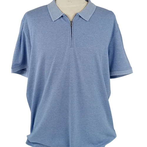 Polo de la marque manches courtes de couleur ciel taille XL (44) - devred - Modalova