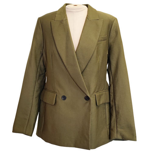 H&M - Blazer vert - 42 - Femme - h&m - Modalova