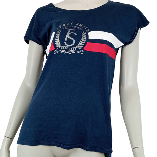 T shirt de la marque  manches courtes minral avec logo  col dgag taille S (36) - teddy smith - Modalova