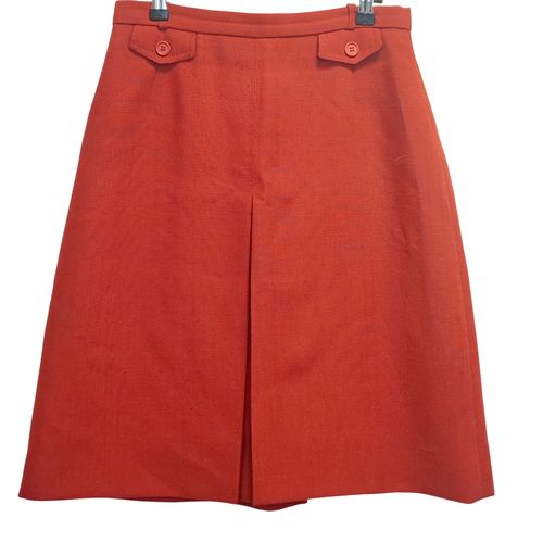 Jupe trapze rouge - 36 - vintage - Modalova