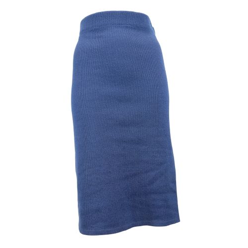 Jupe mi-longue bleue - crissandra - Modalova