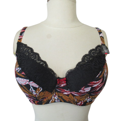 L15 - Soutien-gorge  motifs fleurs - Taille 95 C - kriss - Modalova