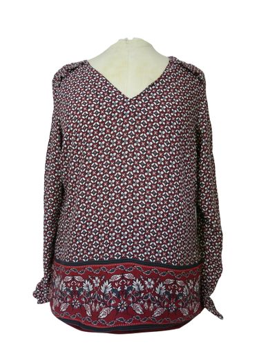 HF412 - Blouse lgre  motifs - Camaeu - Taille 44 - camaeu - Modalova