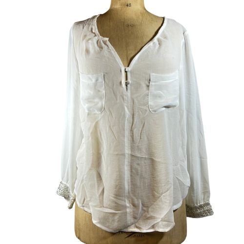Blouse blanche Lynn Adler-taille L - lynn adler - Modalova
