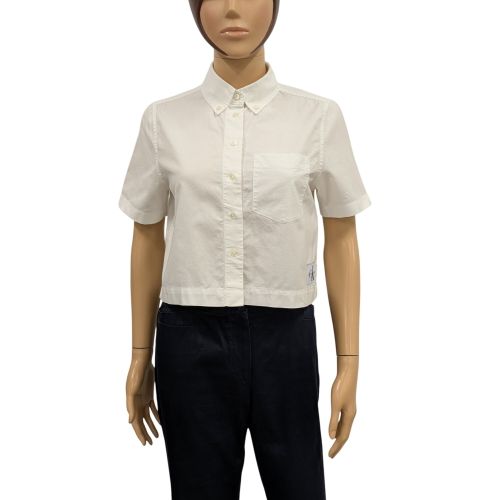 Chemise T XS blanche  manches courtes - calvin klein jeans - Modalova