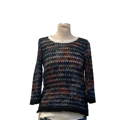 Pull en crochet , , taille M estim - armand thierry - Modalova