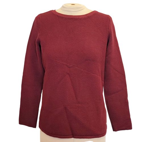 Pull en maille bordeau - S - street one - Modalova