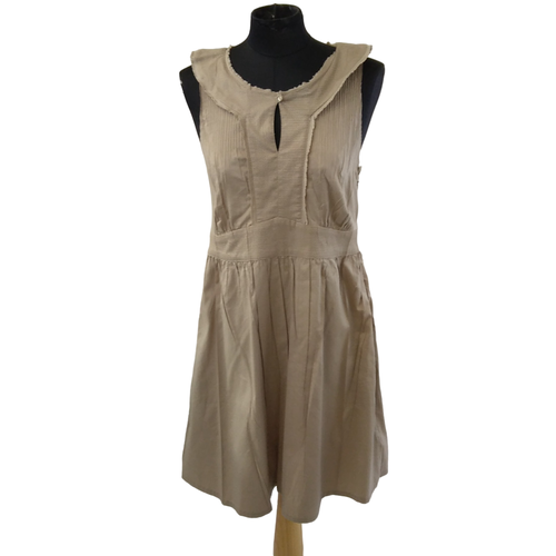 Robe sans manche, beige - 1 - cotlac - Modalova