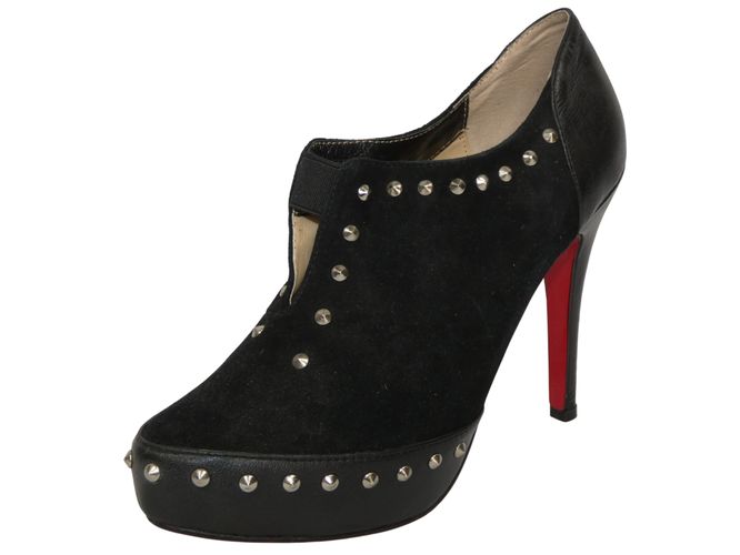 Escarpins en cuir velours de marque Paris T. 38 - christian louboutin - Modalova