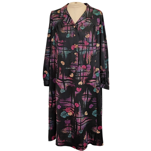 Robe fluide  motif - XL - vintage - Modalova