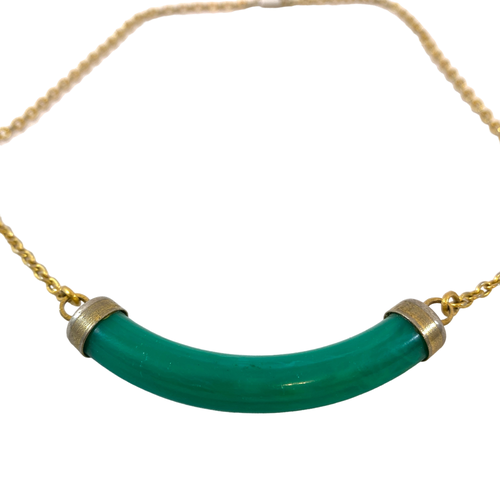 Collier dor et vert - Label Emmaus - Modalova