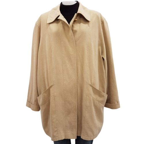 Veste beige clair imitation daim - taille 46 - weill - Modalova