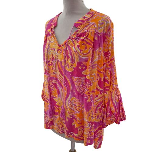 Blouse imprime - Paprika - S/M - paprika - Modalova