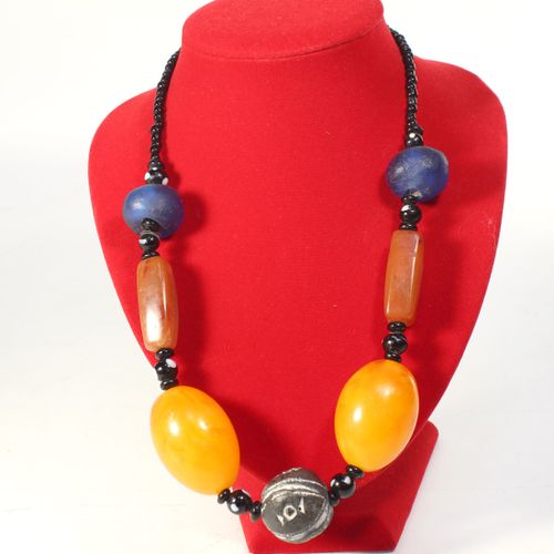 Collier bakelite, verre, pierre - Label Emmaus - Modalova