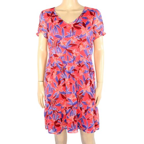 Robe & Bordeaux Fleurie Taille 40 - Grain de Malice - Modalova