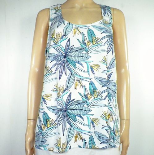 Top & Bleu Tropical Taille 44 - tissaia - Modalova