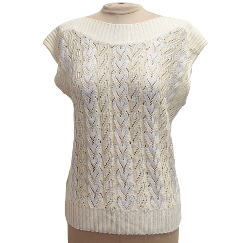 Top beige tricot - M - tricot djezi - Modalova