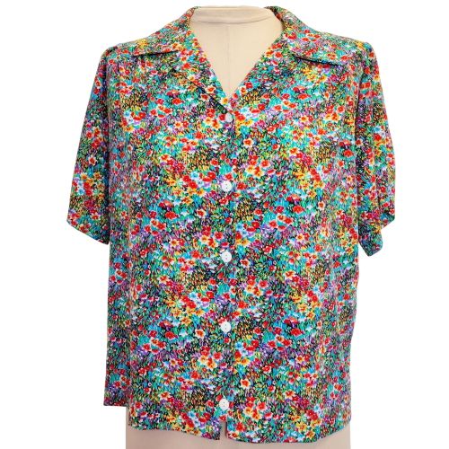 BRIGITTE SAGET - Chemisier vintage - M - Label Emmaus - Modalova