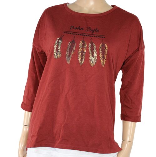 Pull Bordeaux Taille L - in extenso - Modalova