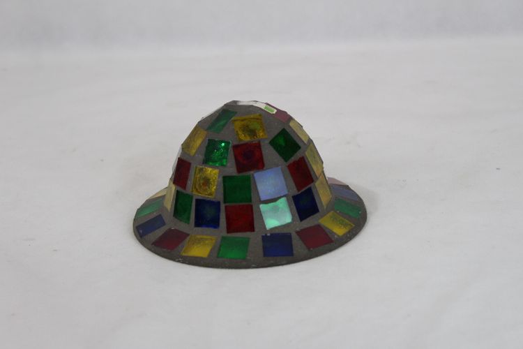 Miniature chapeau en verre mosaque - Label Emmaus - Modalova