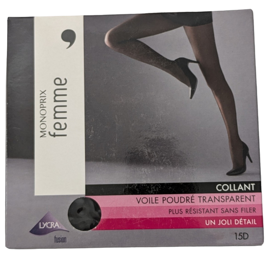 Collant neuf T 3 en voile poudr transparent - monoprix - Modalova