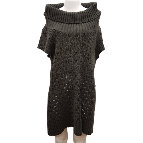 Robe en grosse maille fonc - Taille 5 - zamba - Modalova