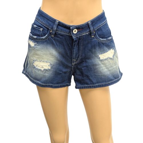 Short T 36-38 en jean denim dlav effet used - salsa - Modalova