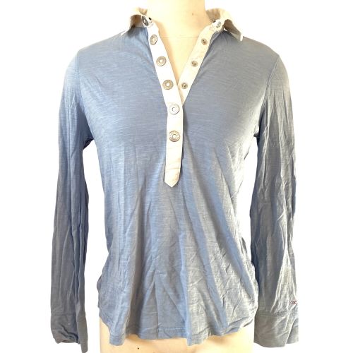Polo Eden Park, bleu ciel - Label Emmaus - Modalova